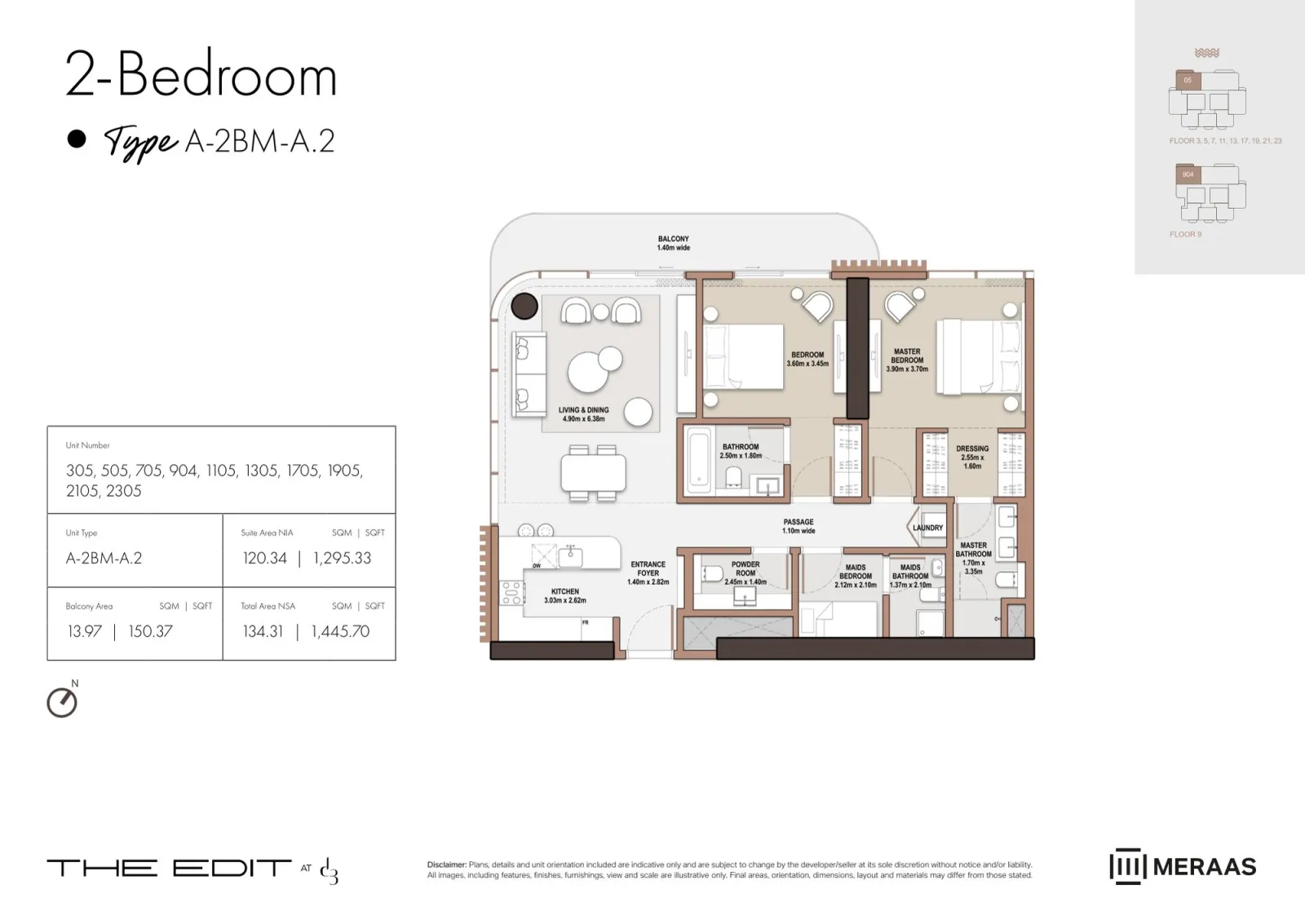 Floor plan for Type M-A2