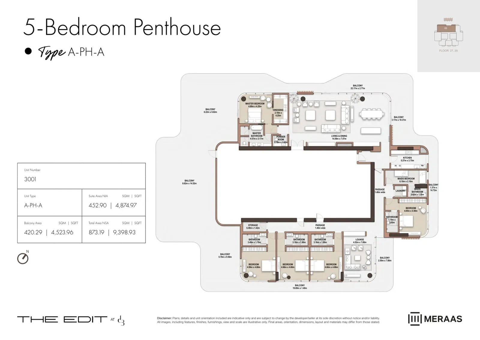 Floor plan for Type A