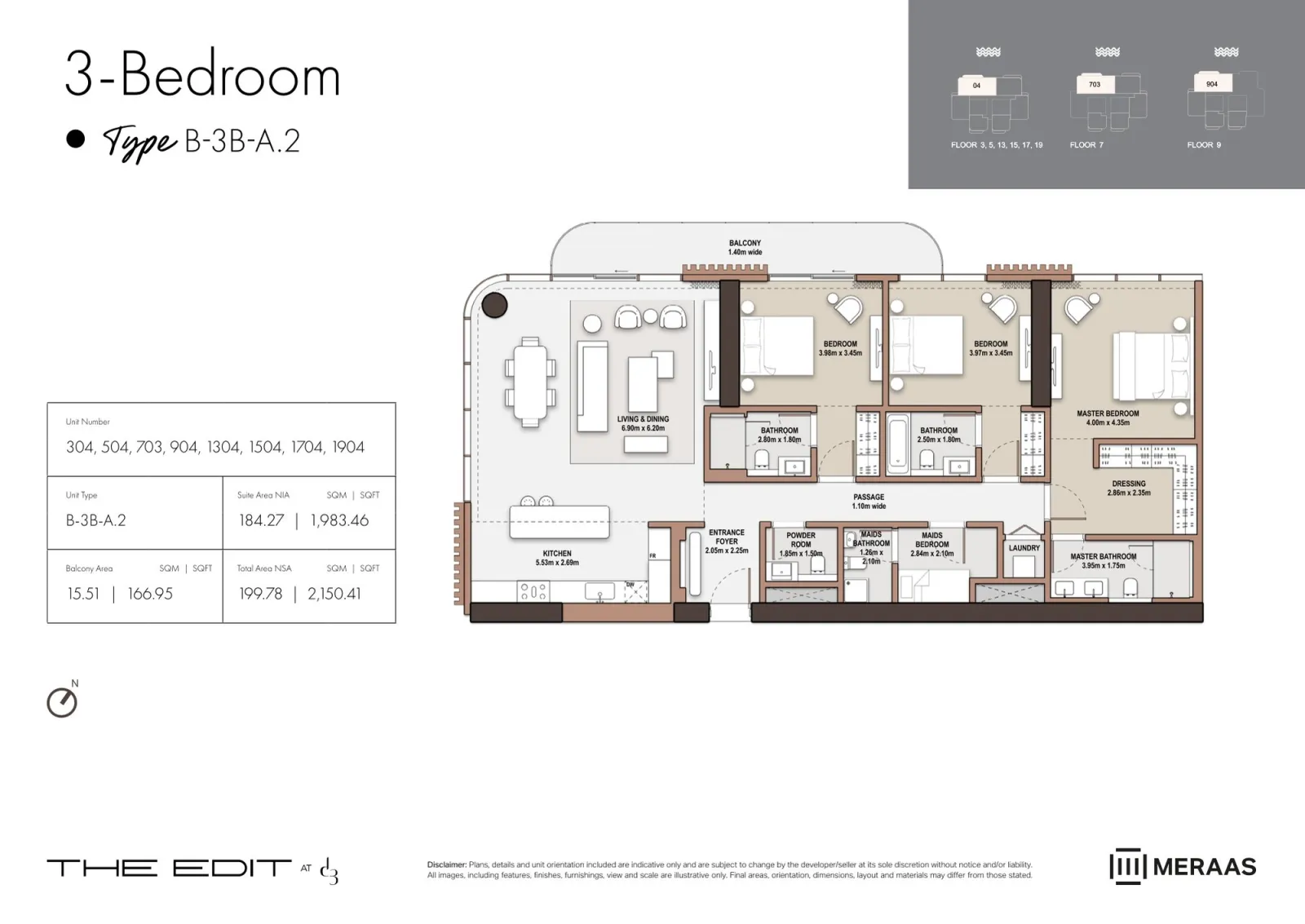Floor plan for Type A2