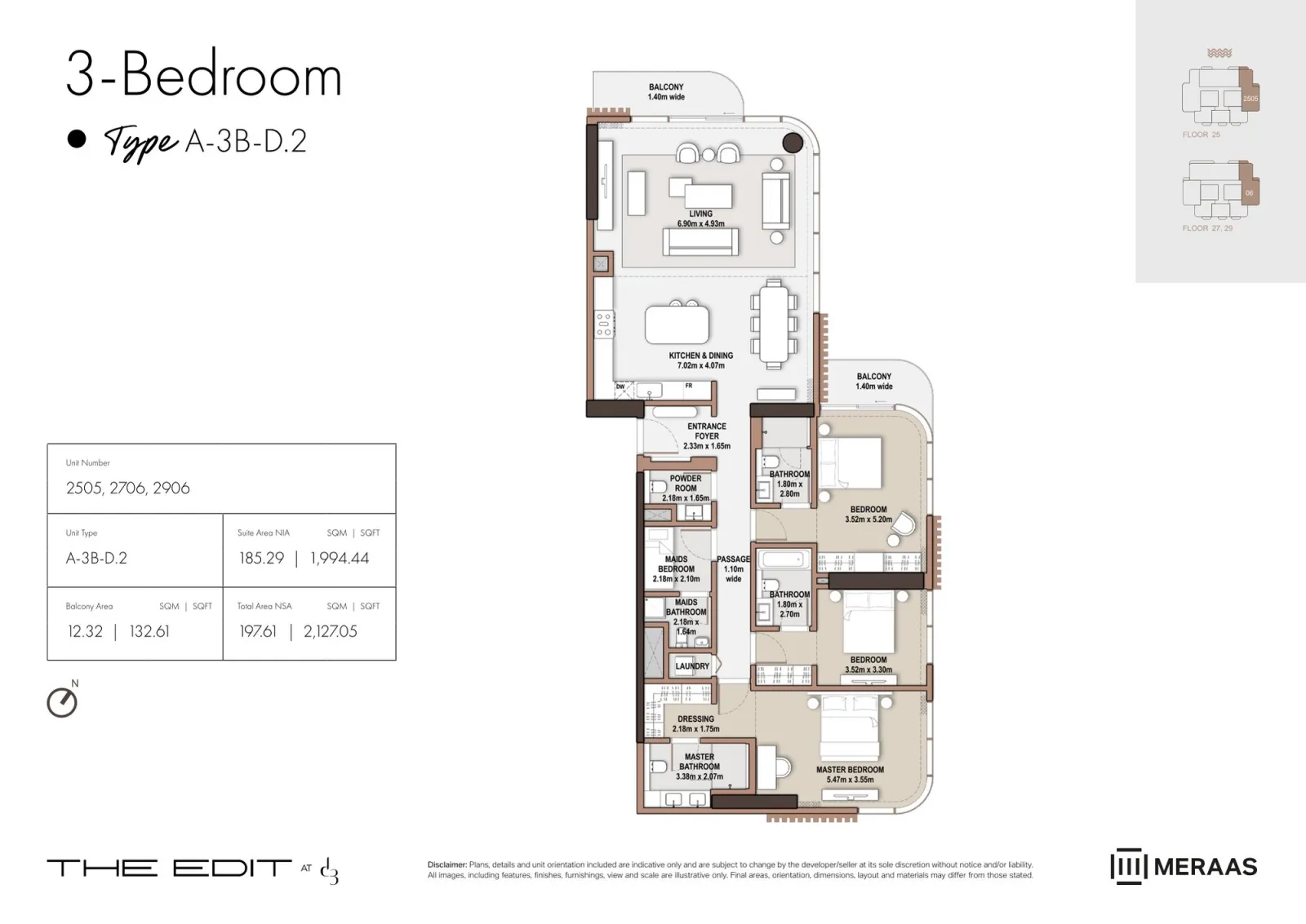 Floor plan for Type D2