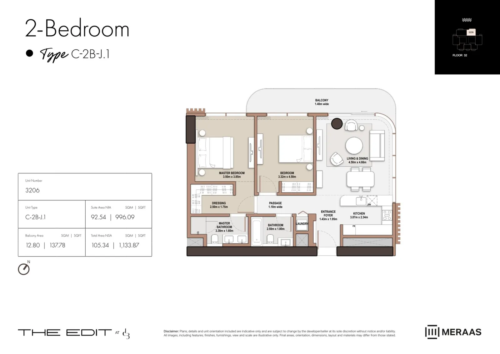 Floor plan for Type J1