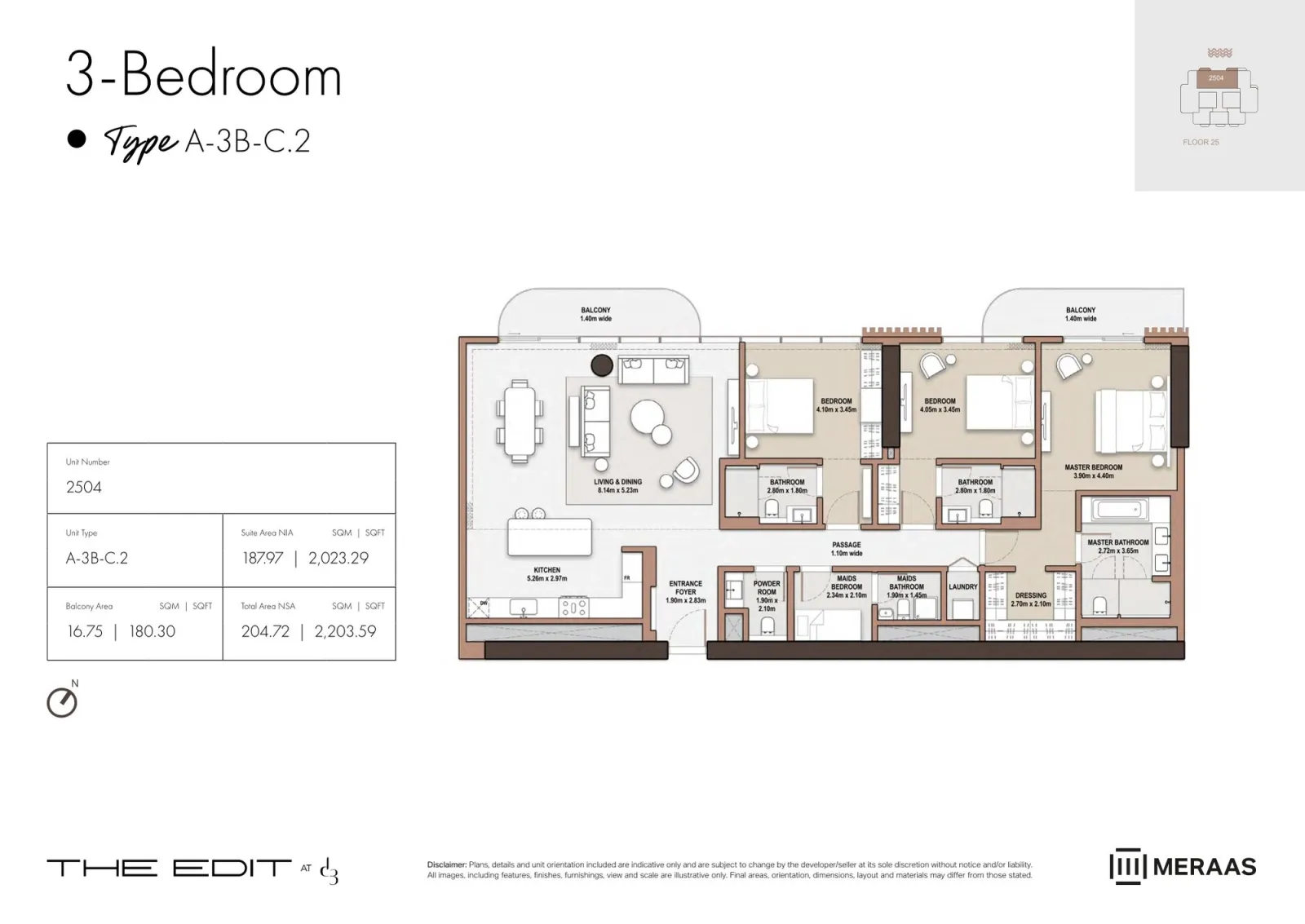 Floor plan for Type C2