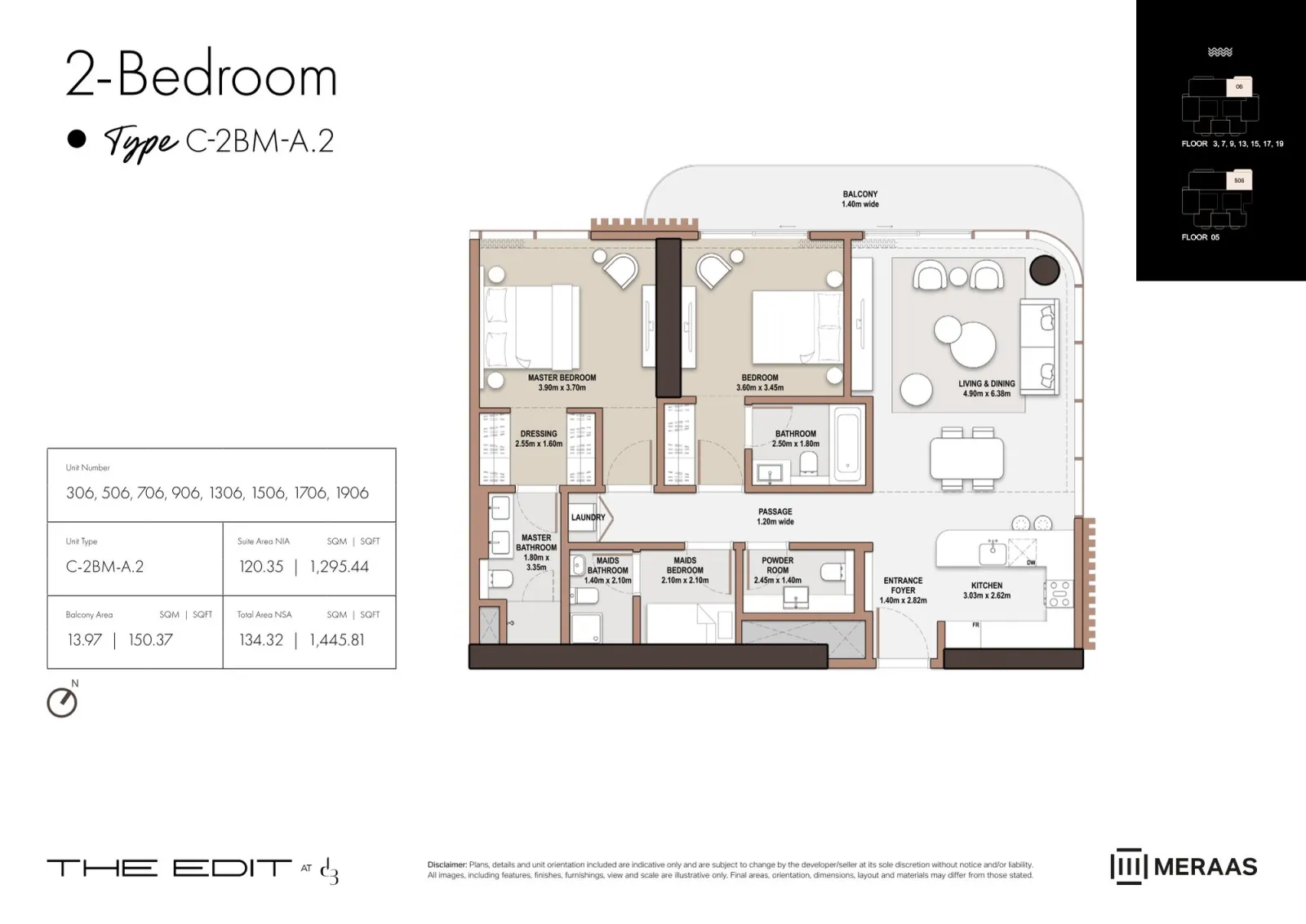 Floor plan for Type M-A2