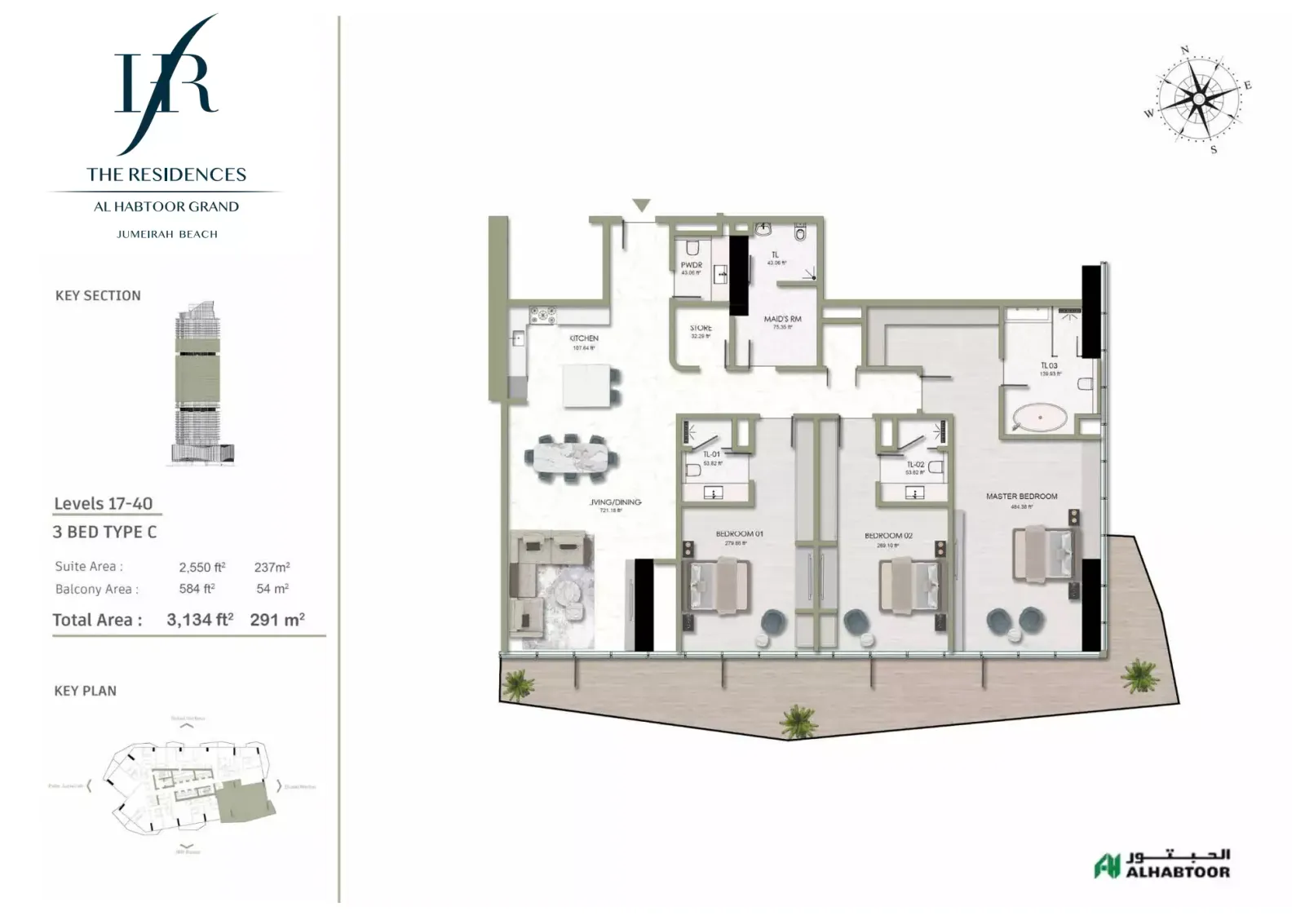Floor plan for Type C