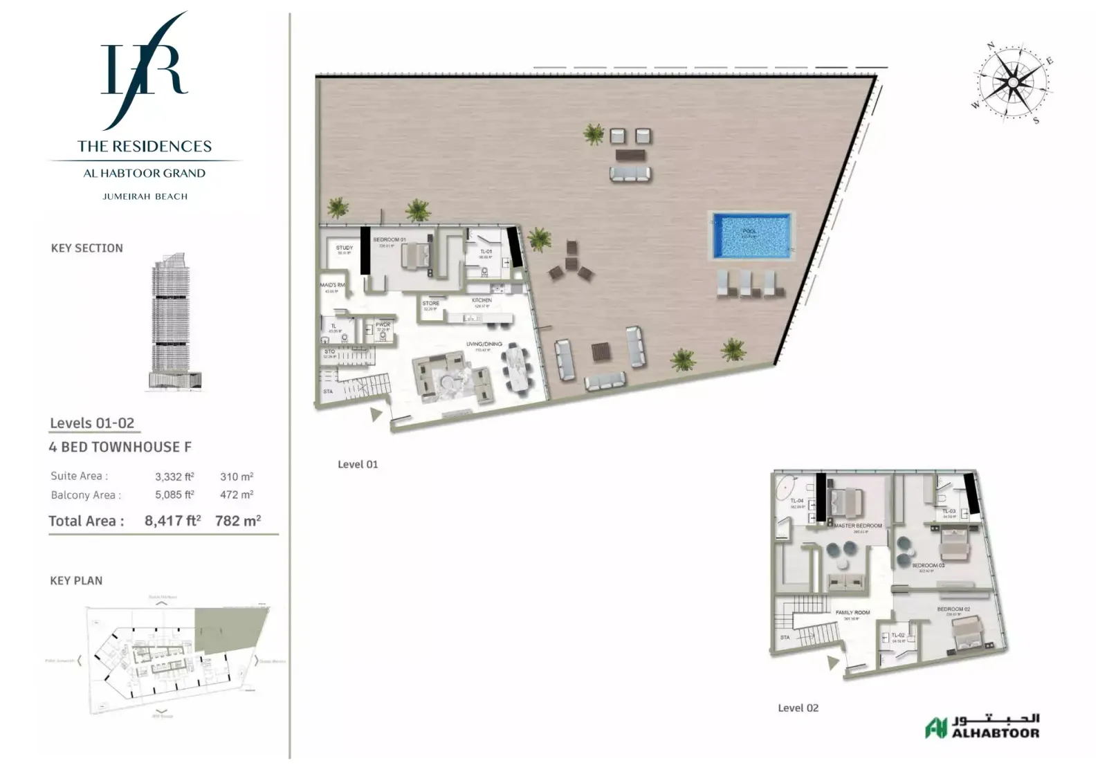 Floor plan for Type F