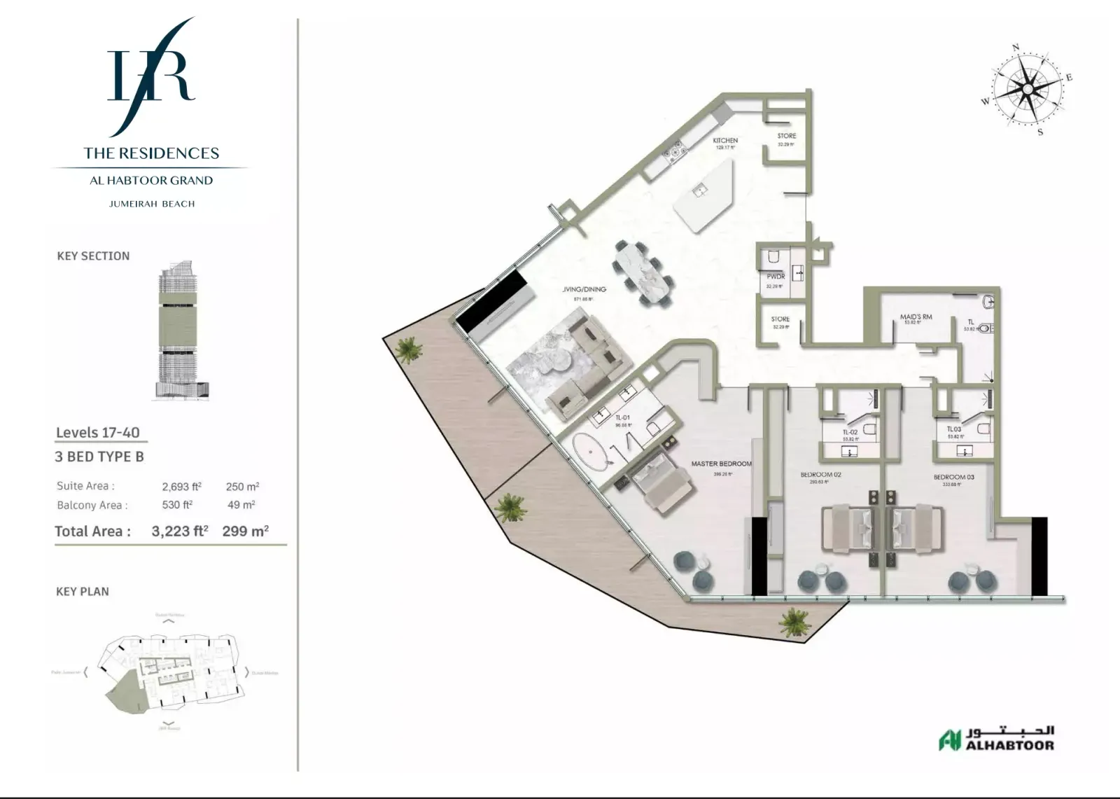 Floor plan for Type B