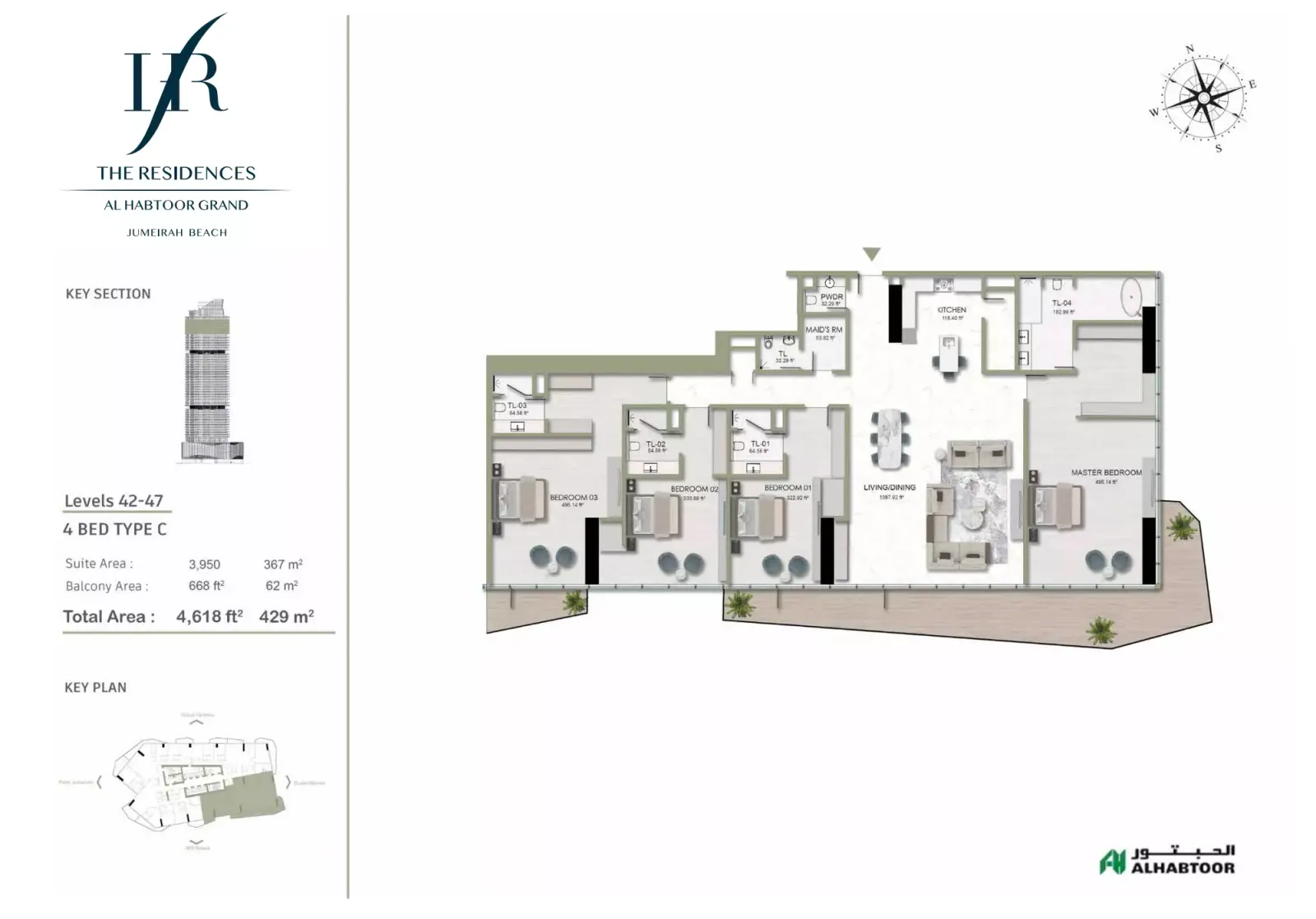 Floor plan for Type C