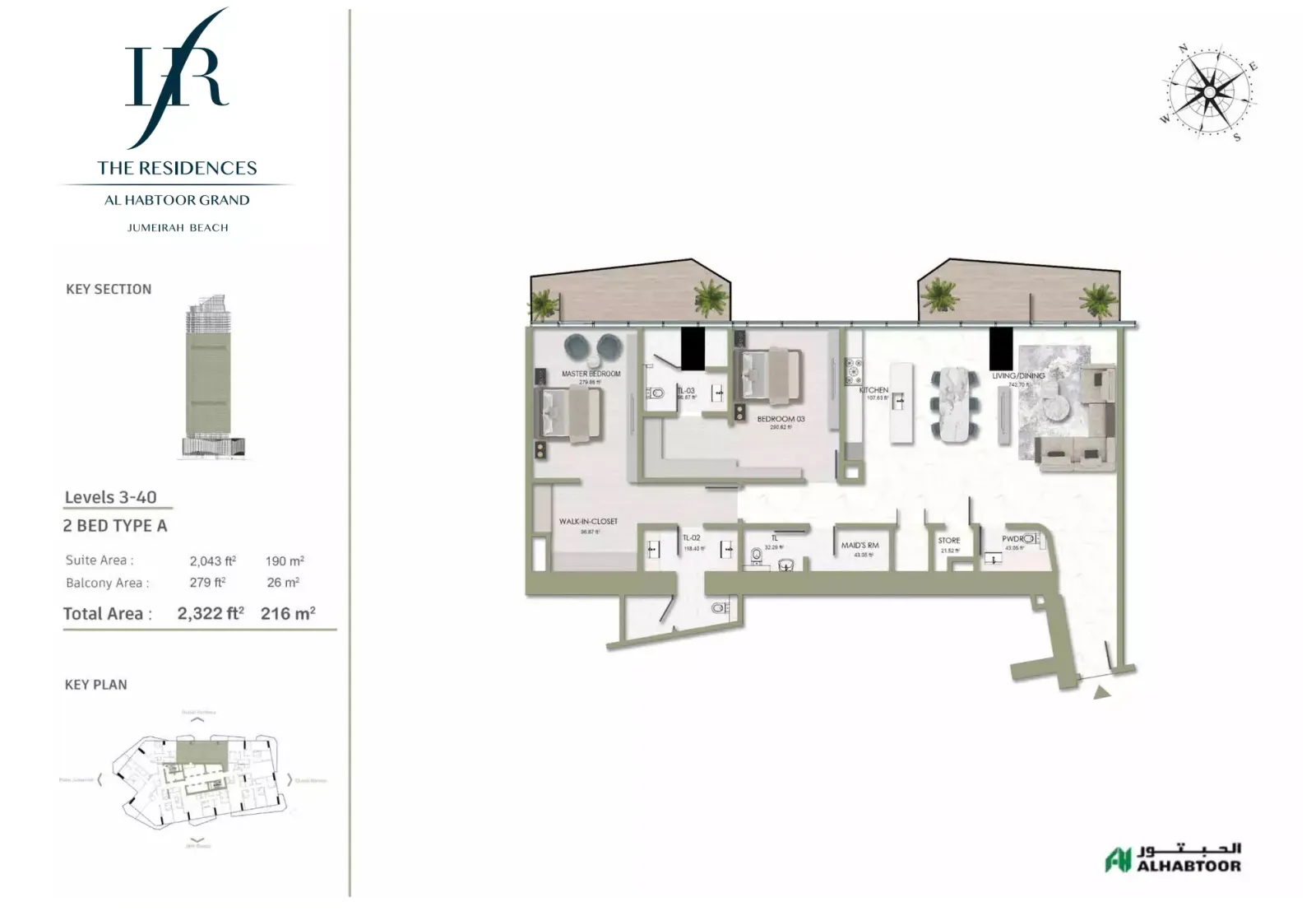 Floor plan for Type A