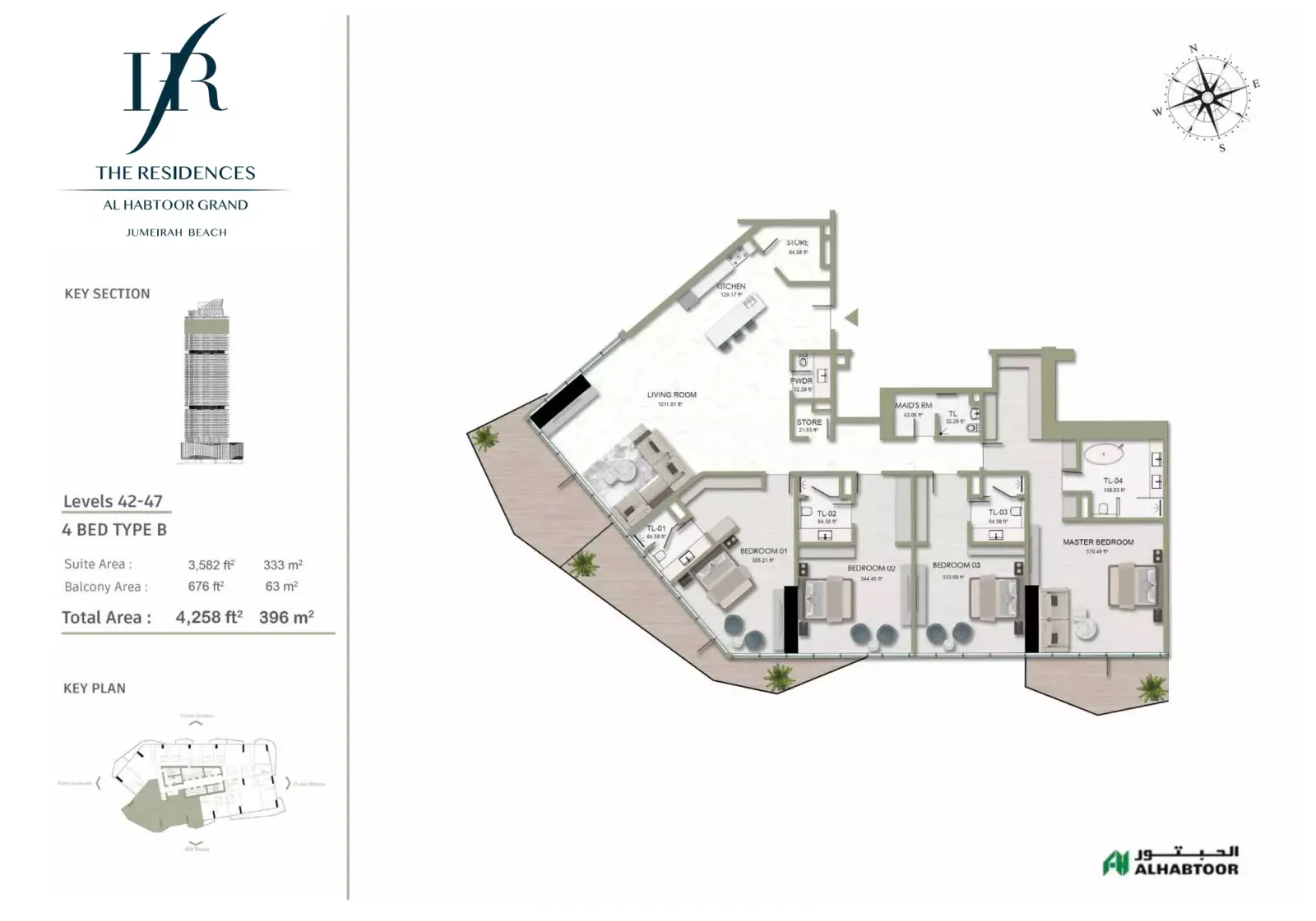 Floor plan for Type B
