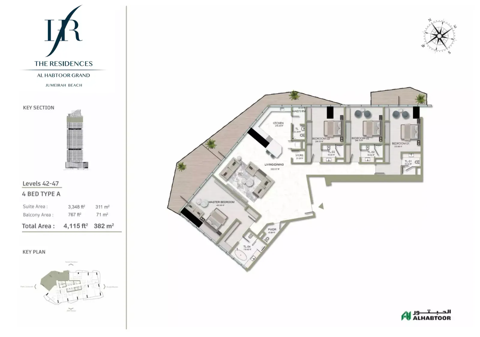 Floor plan for Type A