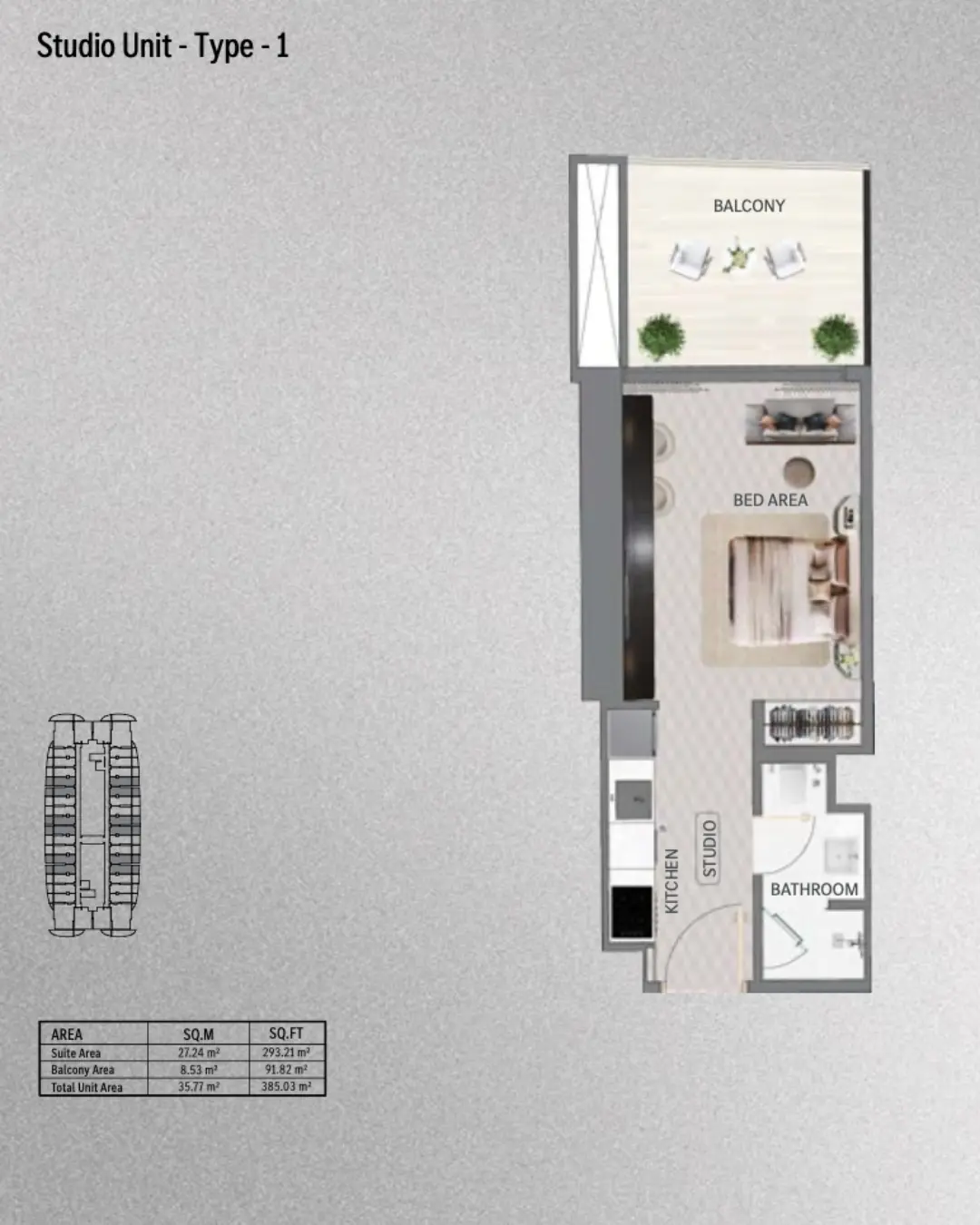 Floor plan for Project Maybach - Type 1