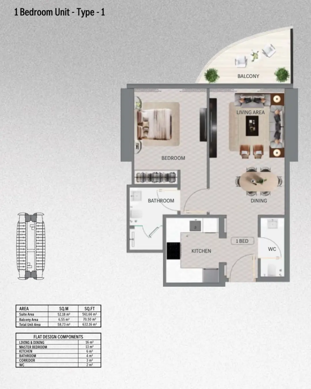 Floor plan for VISION AVTR - Type 1