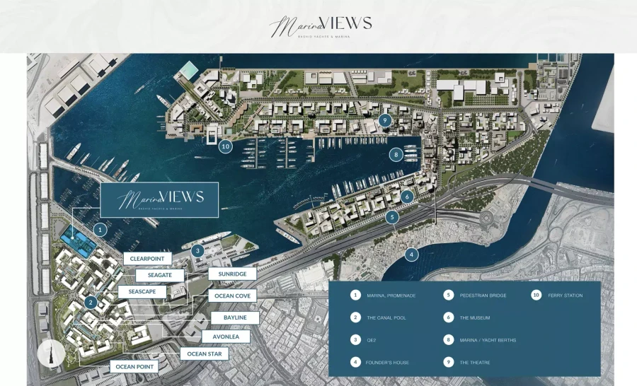 Marina Views master plan