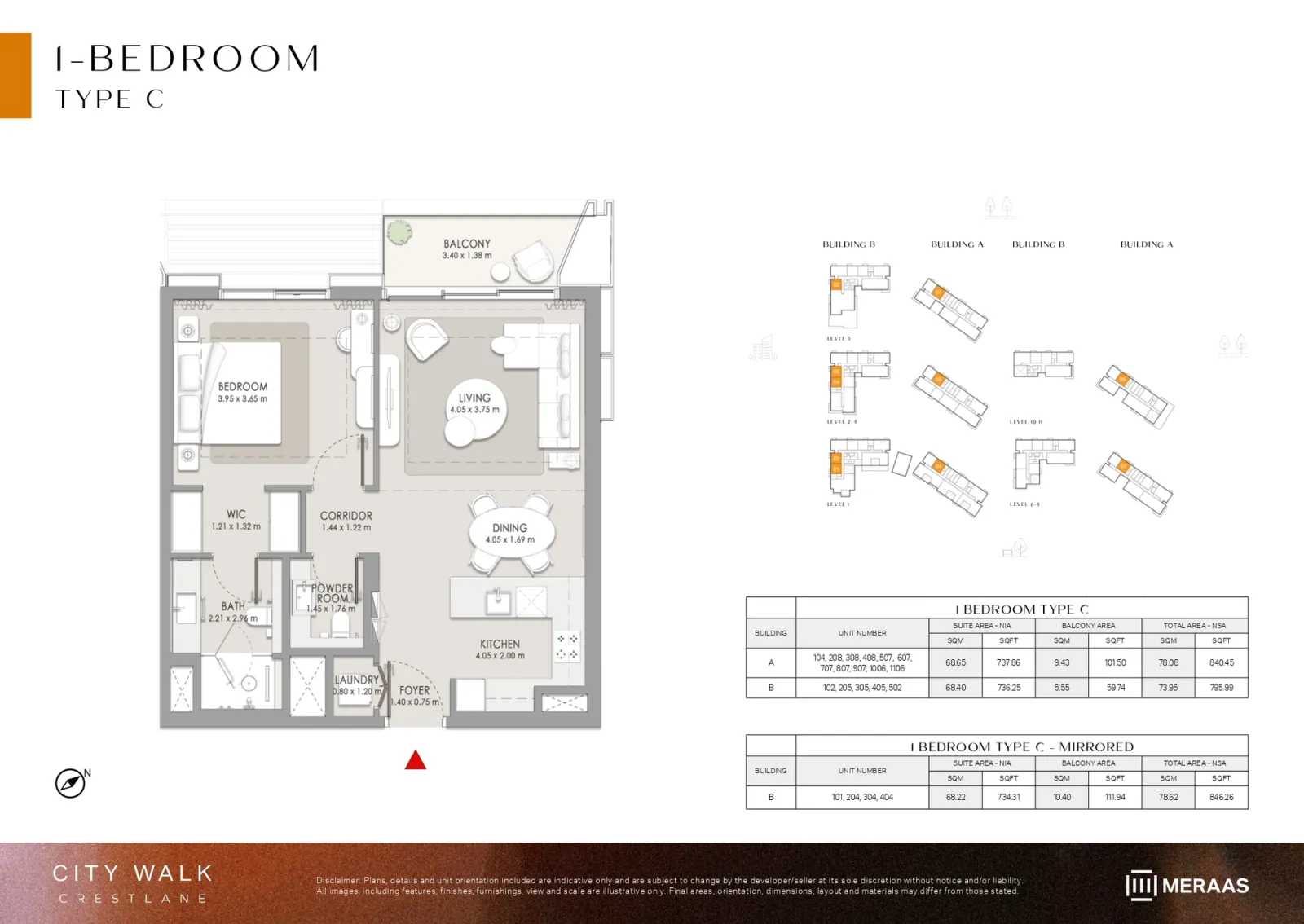 Floor plan for Type C
