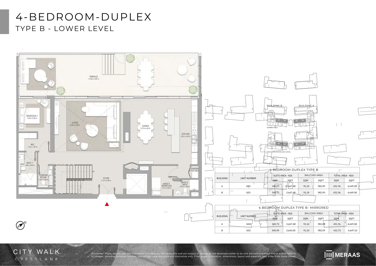 Floor plan for Type B
