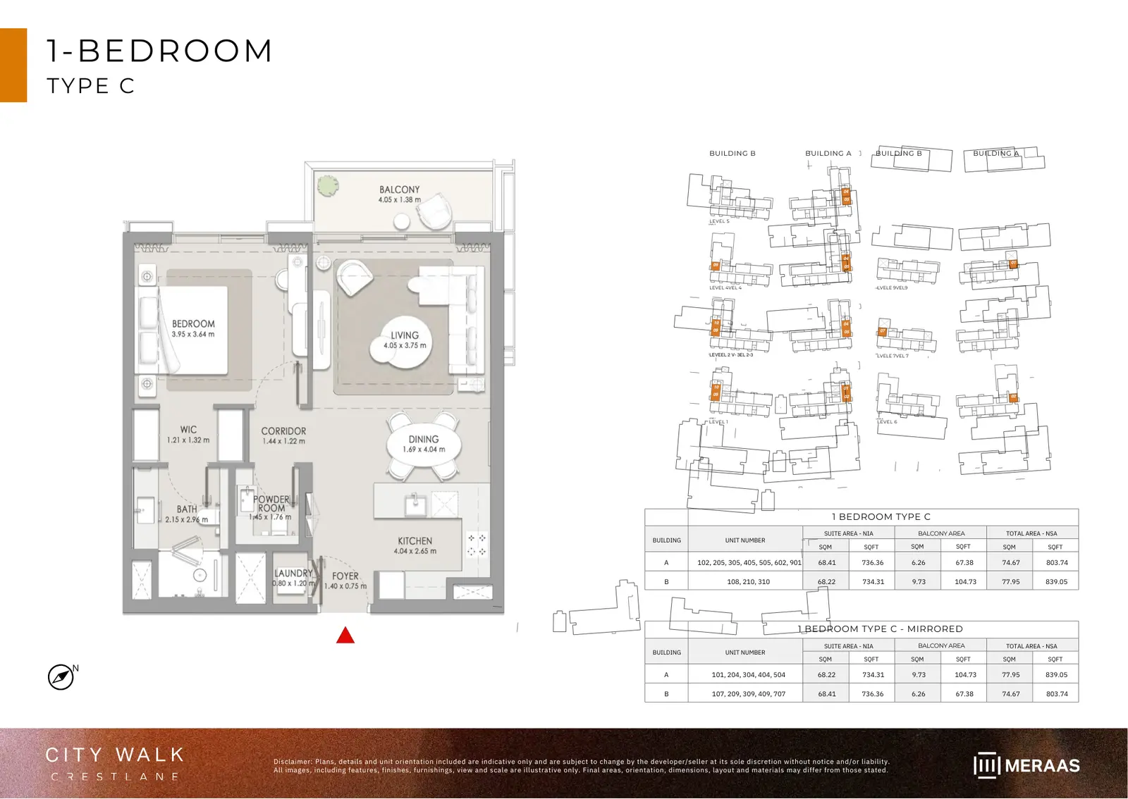 Floor plan for Type C