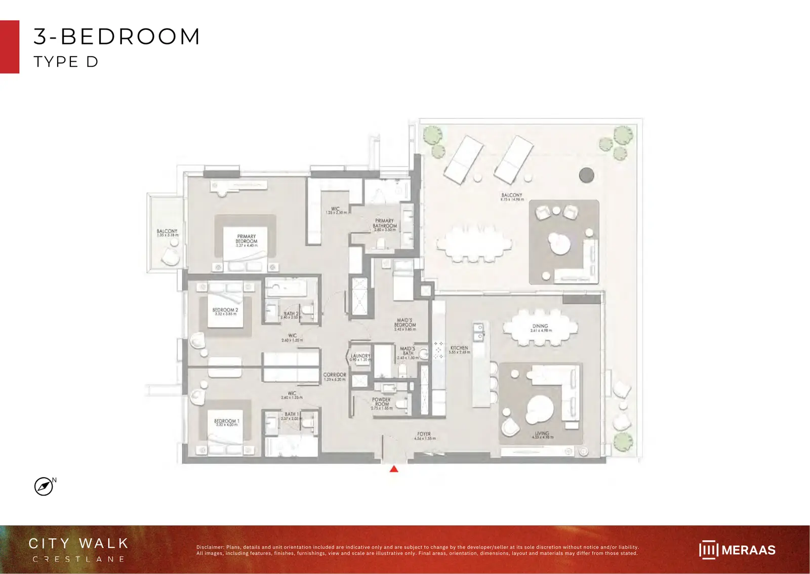Floor plan for Type D
