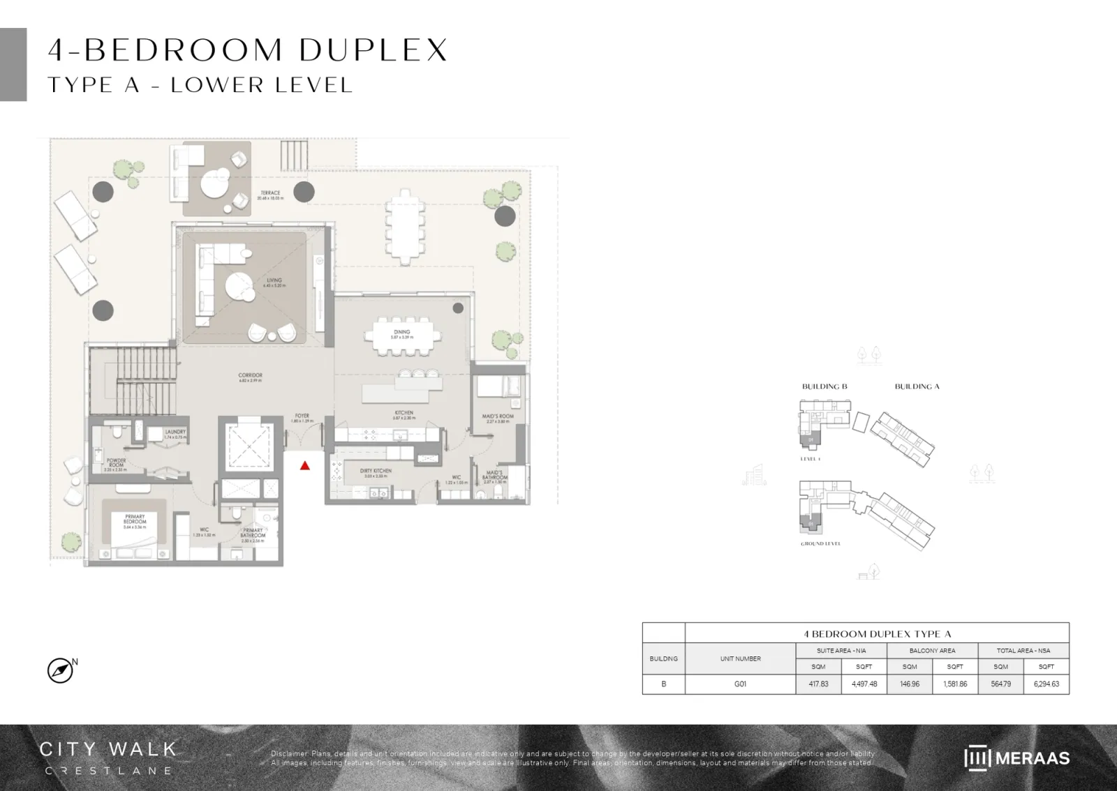 Floor plan for Type A