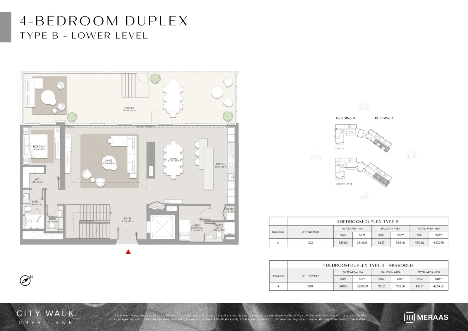 Floor plan for Type B