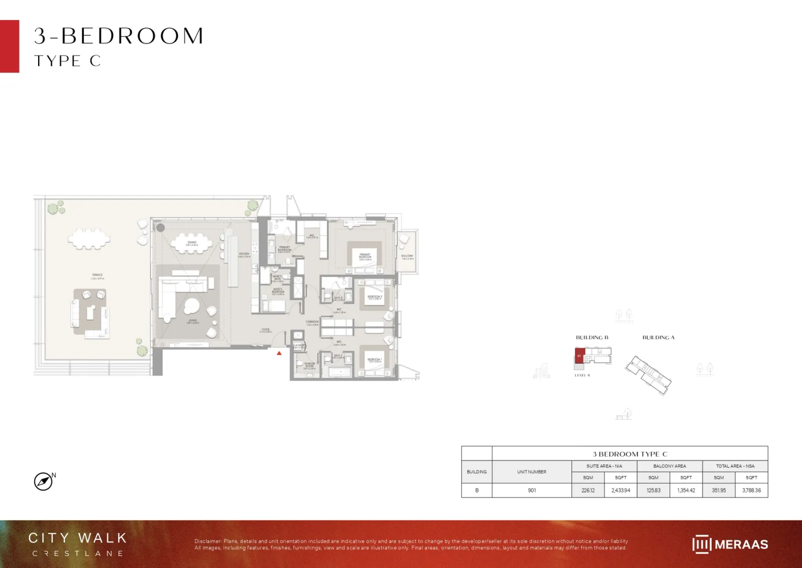 Floor plan for Type C