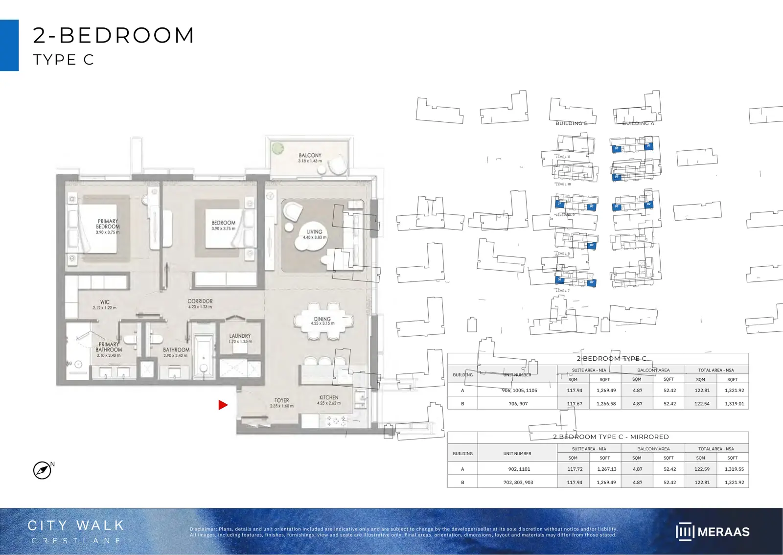 Floor plan for Type C