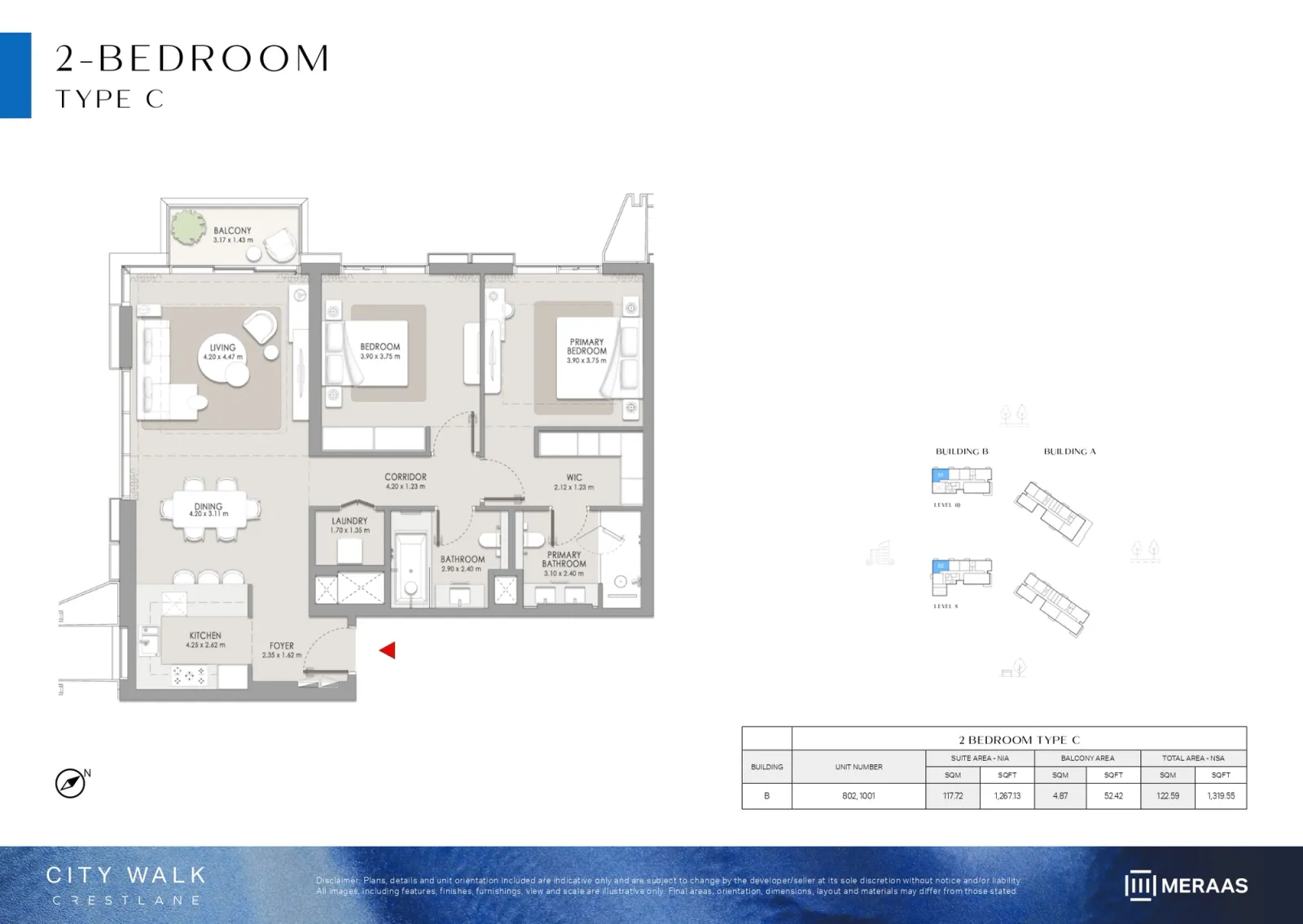 Floor plan for Type C