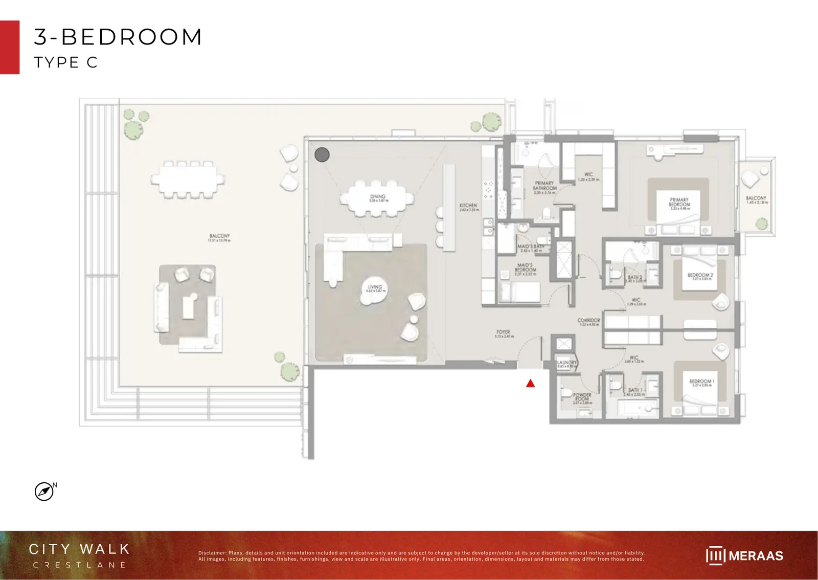 Floor plan for Type C