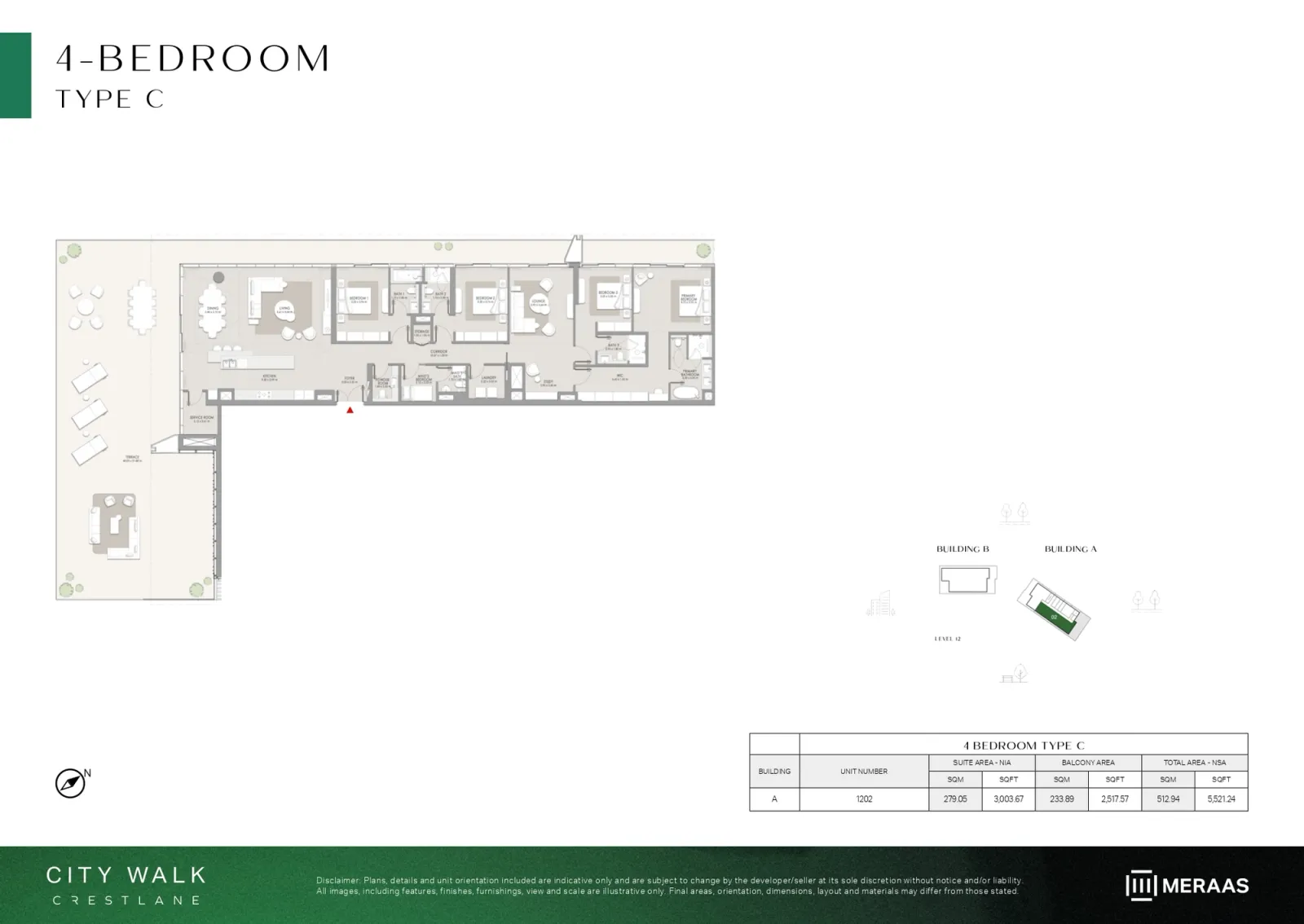 Floor plan for Type C