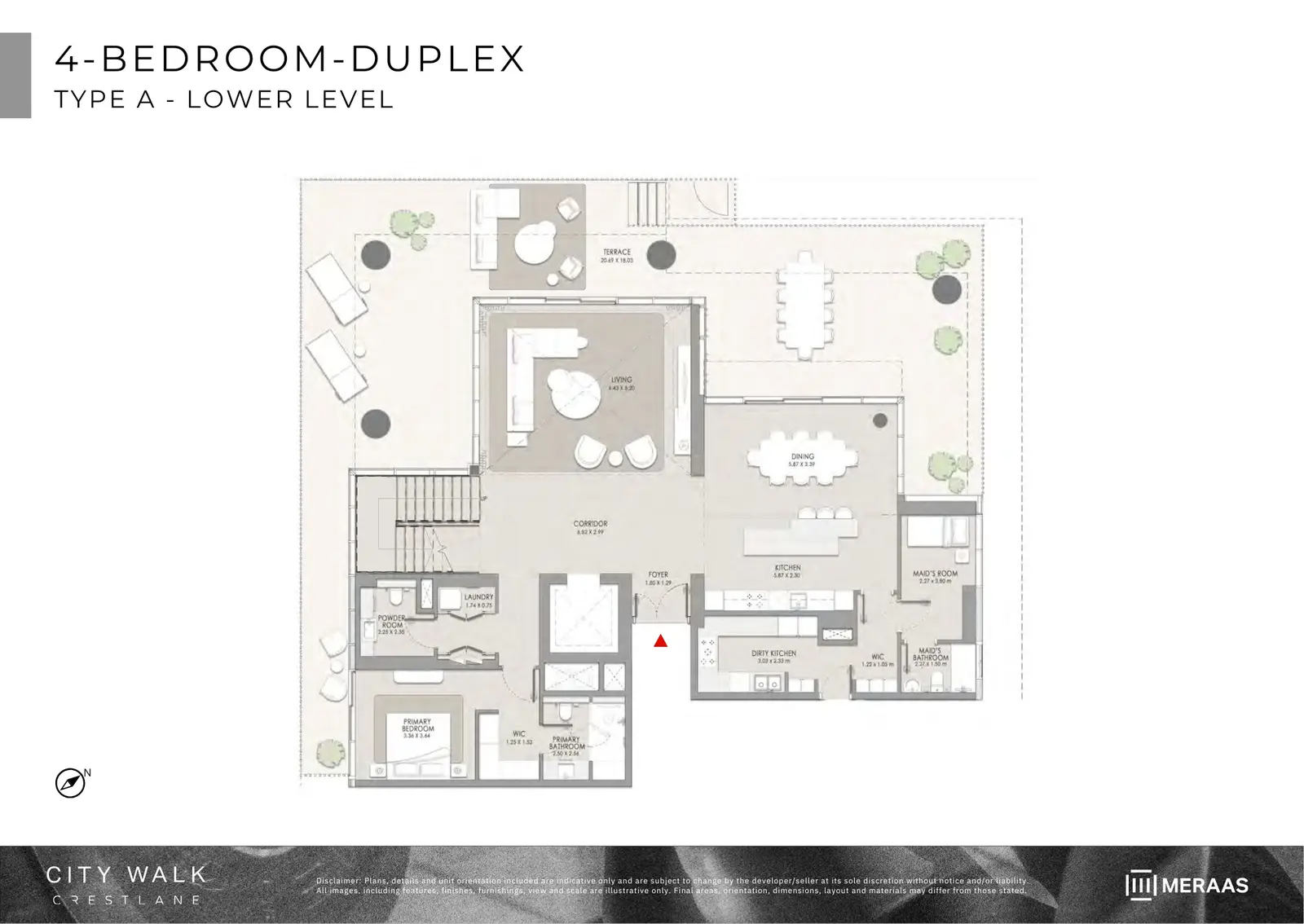 Floor plan for Type A