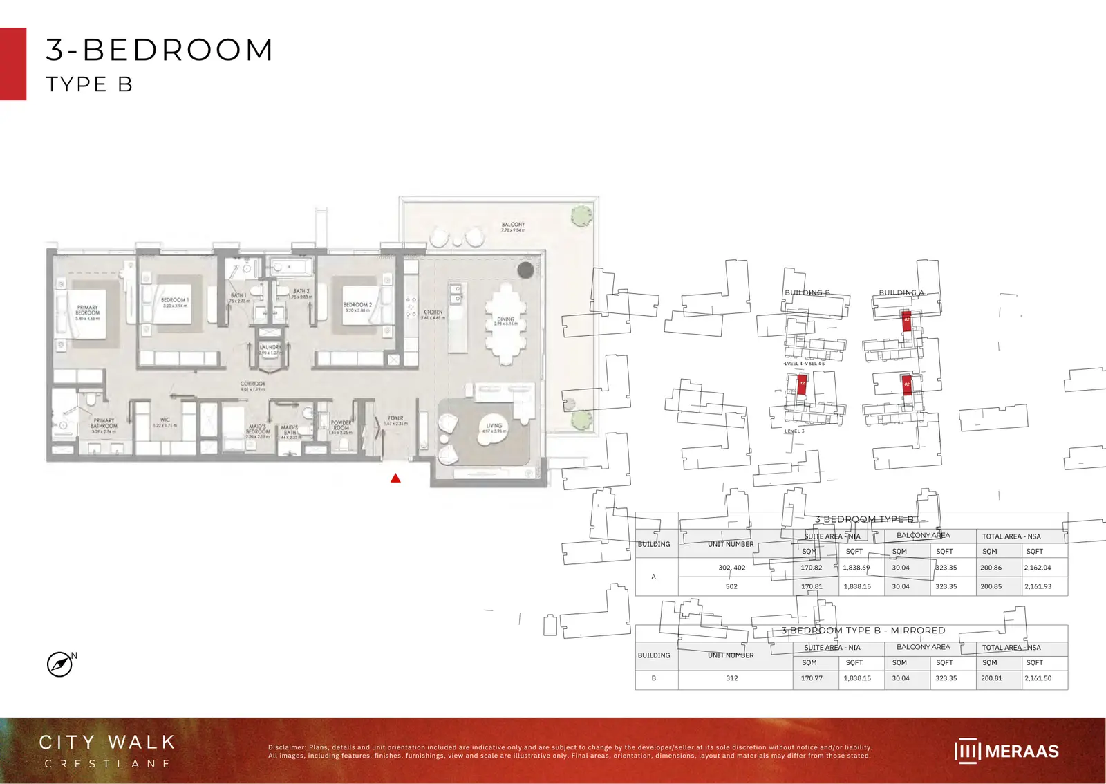 Floor plan for Type B