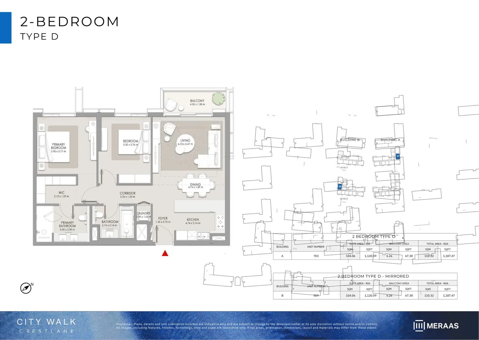 Floor plan for Type D