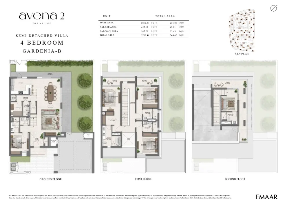 Floor plan for GARDENIA-B