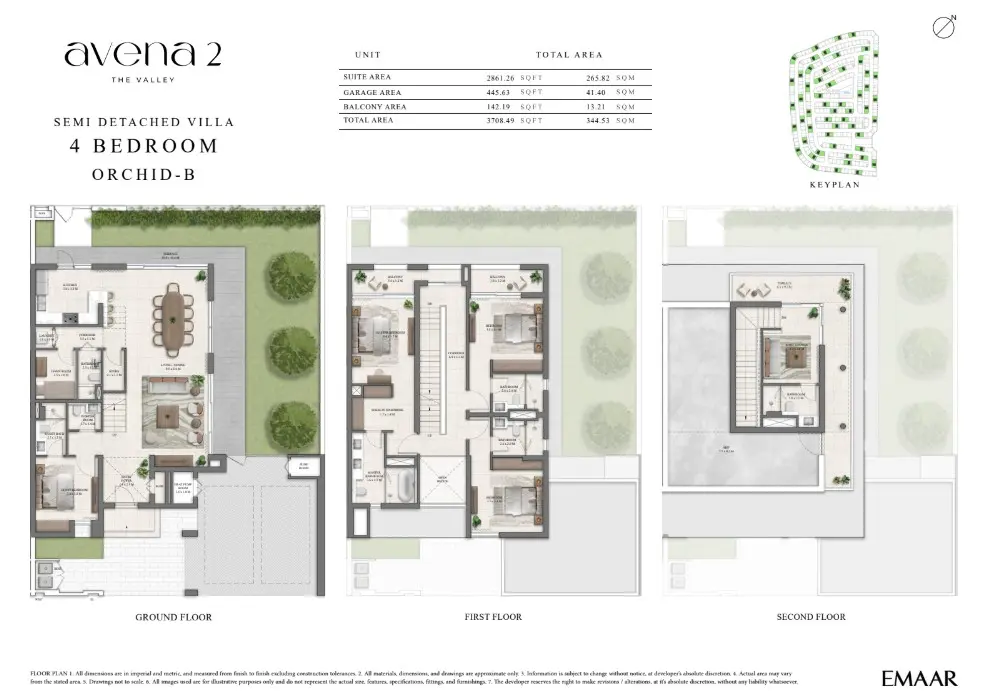 Floor plan for ORCHID-B