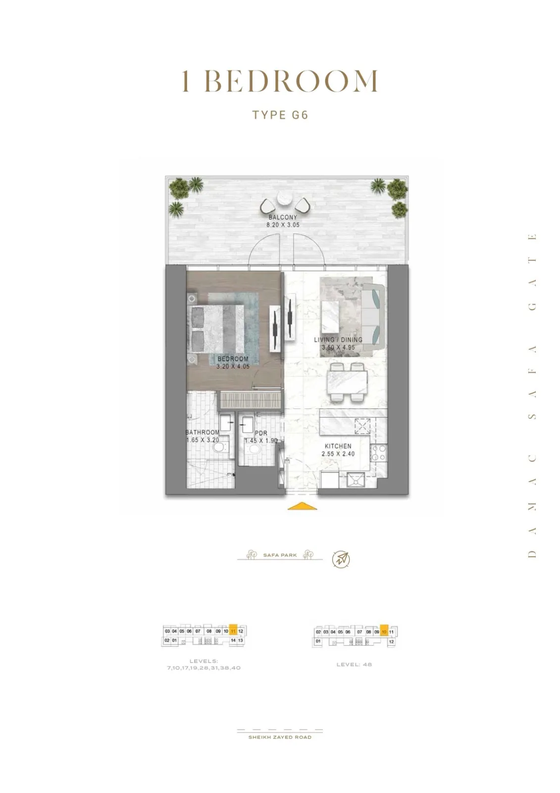 Floor plan for Type G6