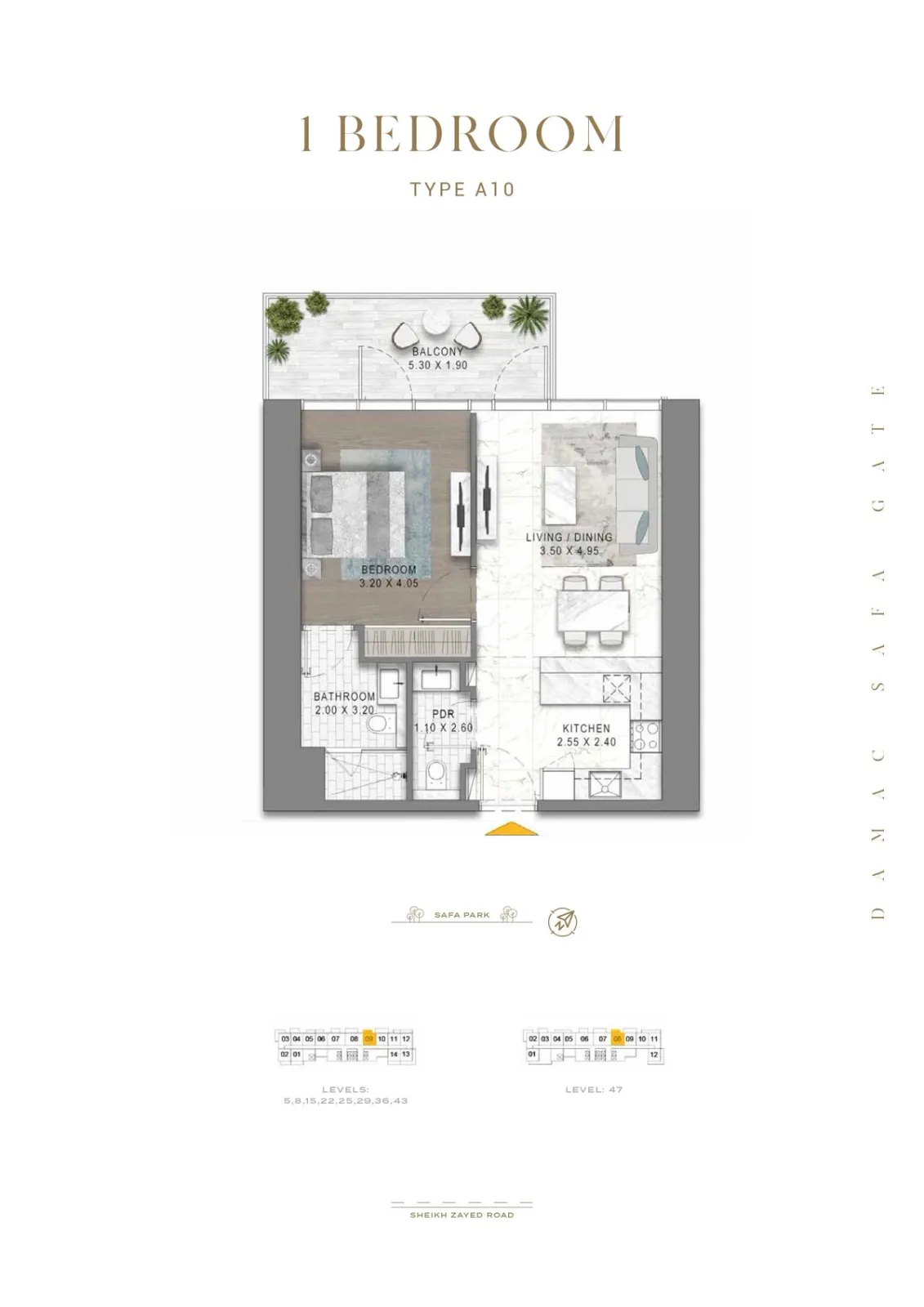 Floor plan for Type A10