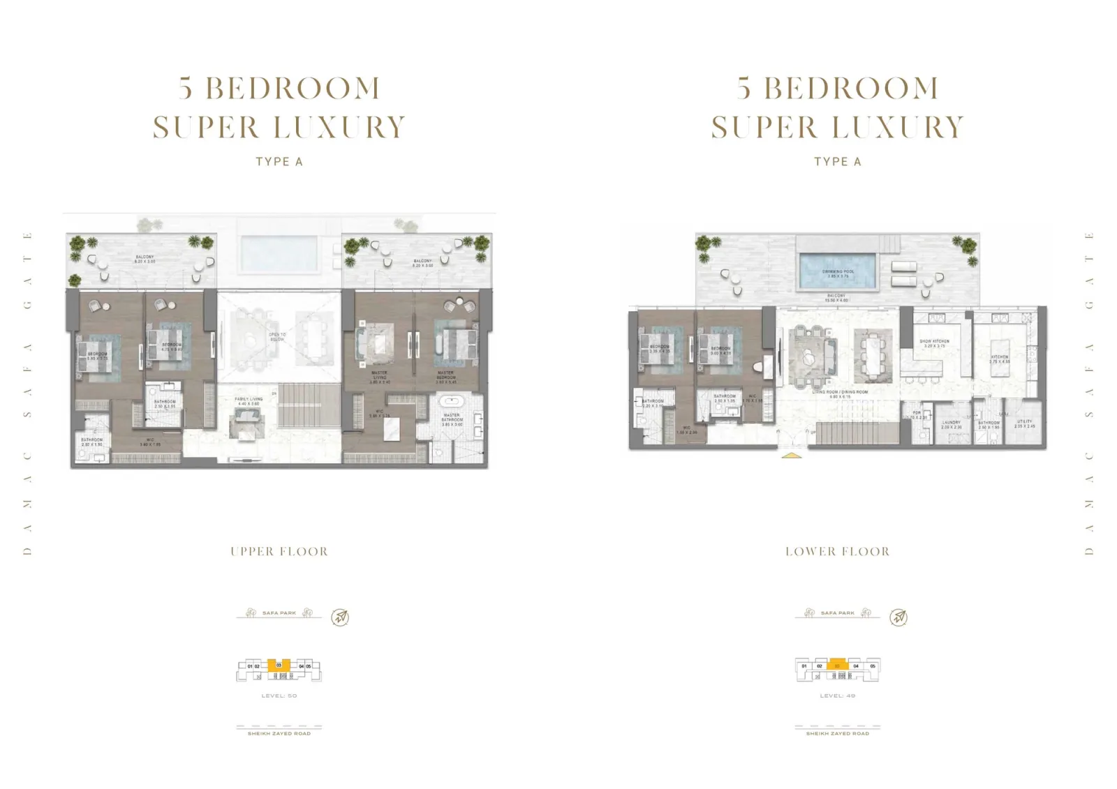 Floor plan for Type A