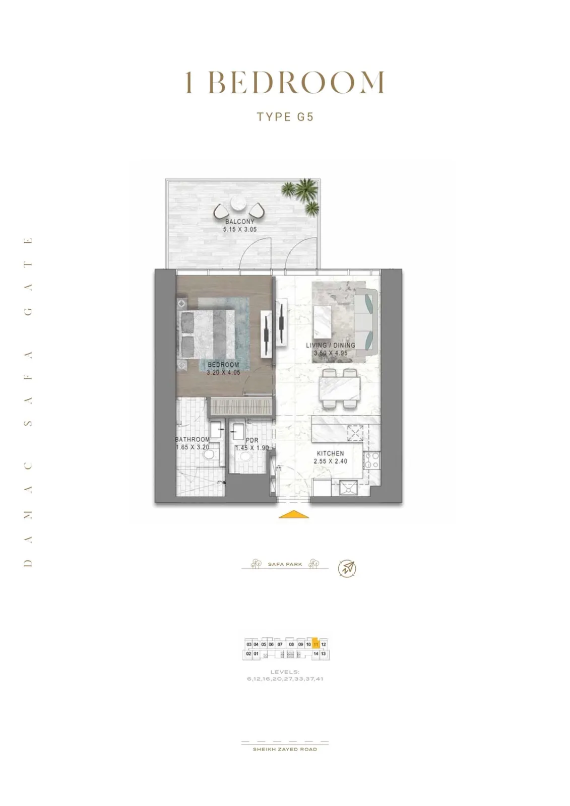 Floor plan for Type G5