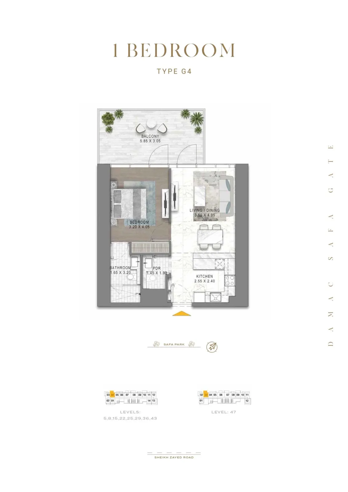 Floor plan for Type G4