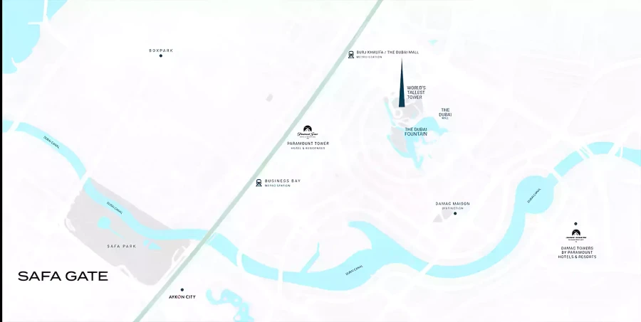 Safa Gate by DAMAC master plan
