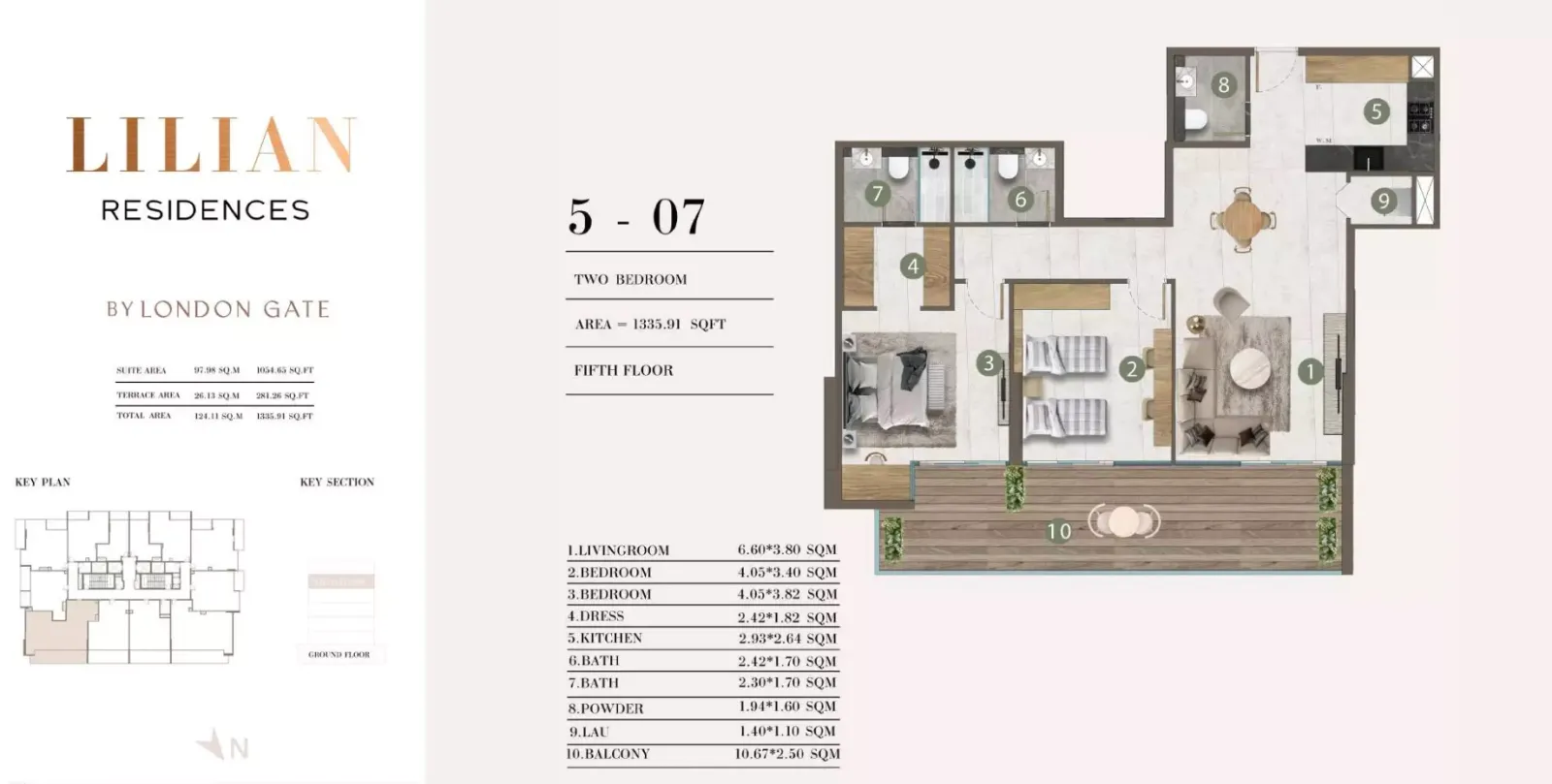 Floor plan for Type 5-07