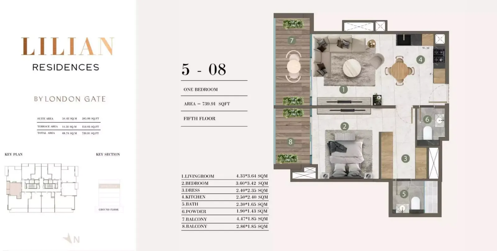 Floor plan for Type 5-08