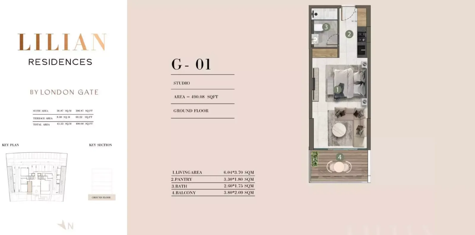 Floor plan for Type G-01