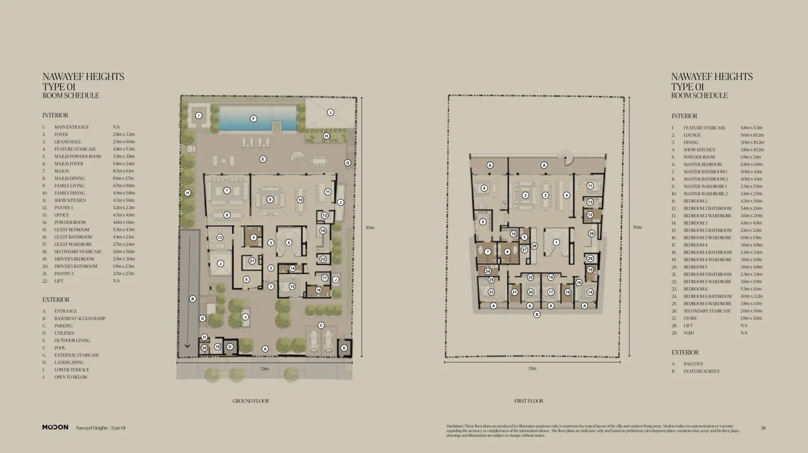 Floor plan for Type 01