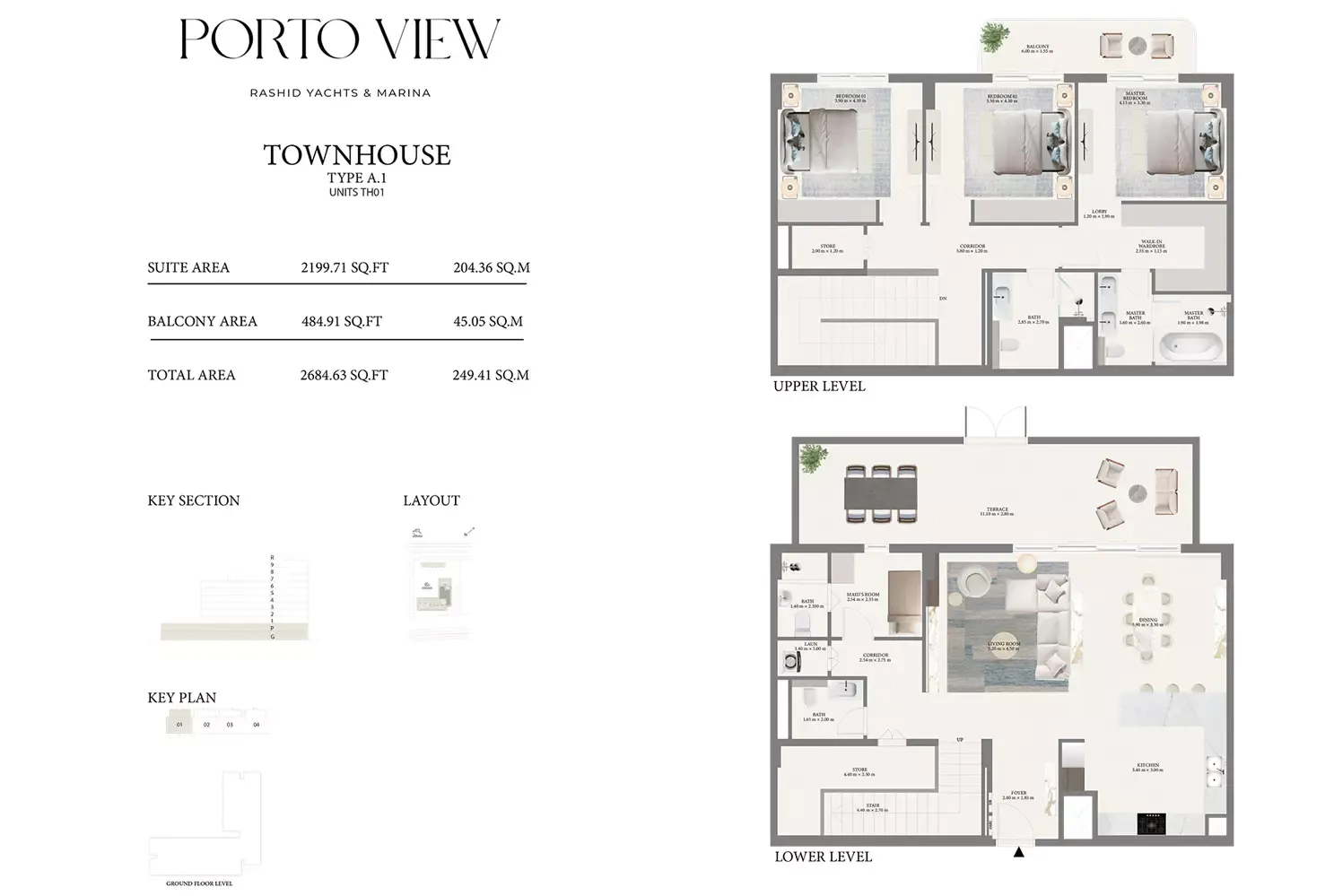 Floor plan for Type A1