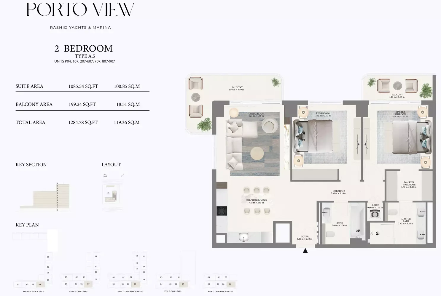 Floor plan for Type A5