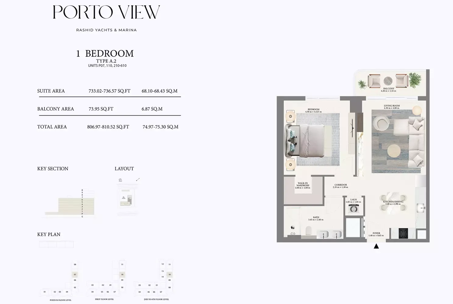 Floor plan for Type A2