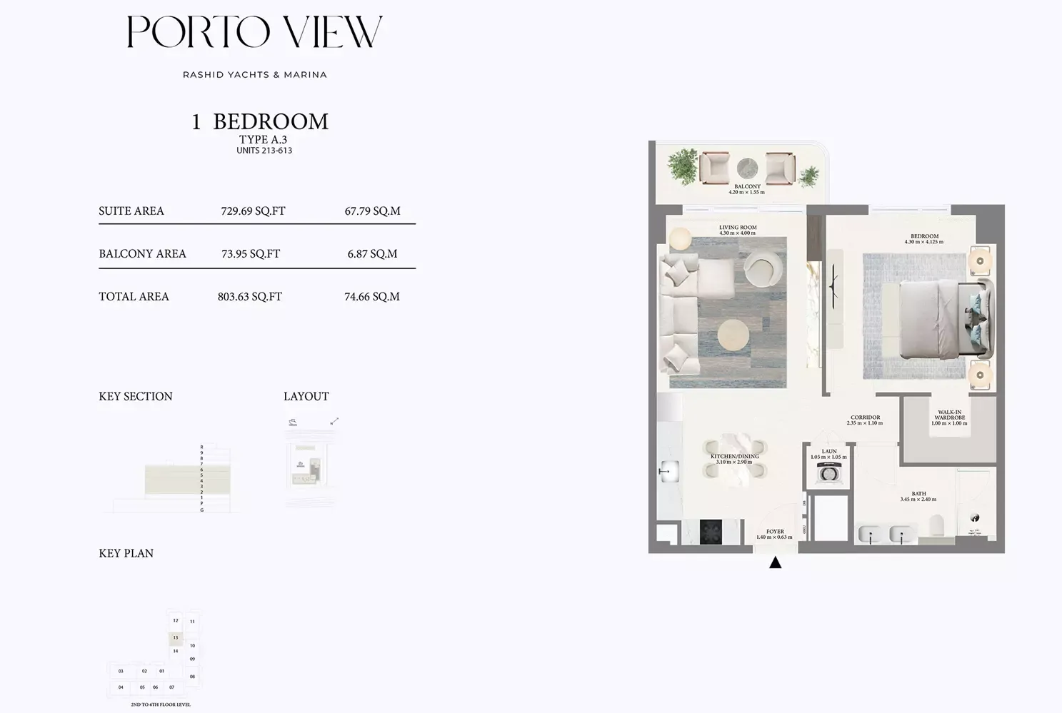 Floor plan for Type A3