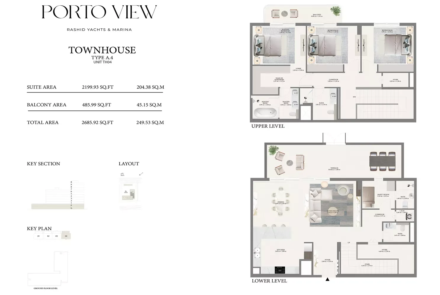 Floor plan for Type A4