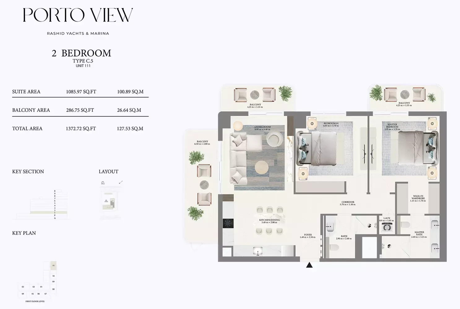 Floor plan for Type C5