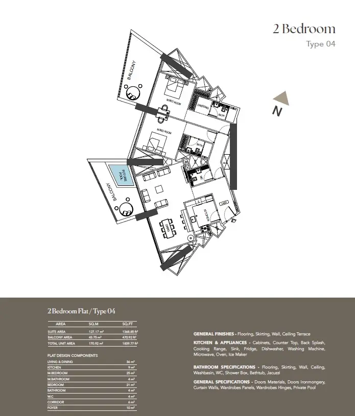 Floor plan for Type 4